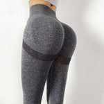 Load image into Gallery viewer, Yellow Seamless Yoga Pants - Infusionyoga
