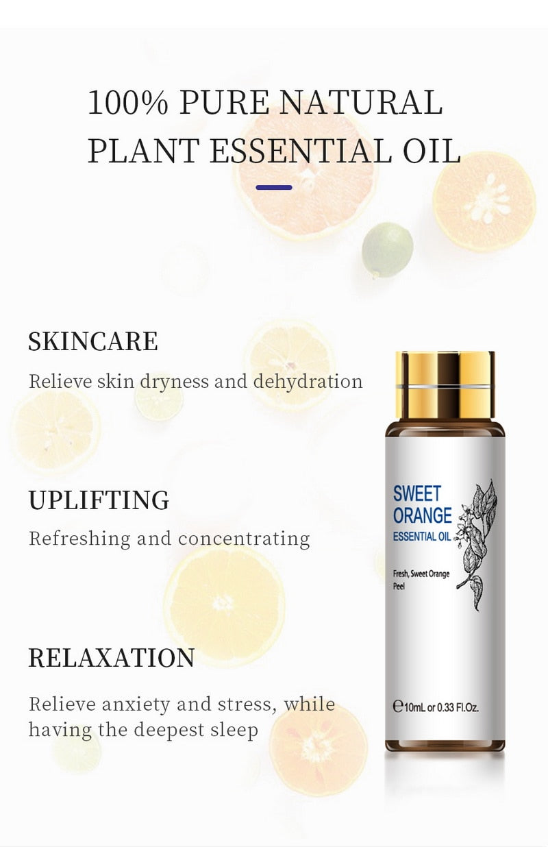 Orange Tea Tree Essential Oils - Infusionyoga