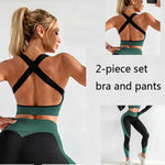 Load image into Gallery viewer, Seamless 3 Piece Yoga Set - Infusionyoga
