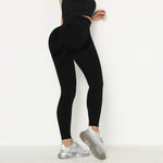 Load image into Gallery viewer, Black Marble Yoga Pants
